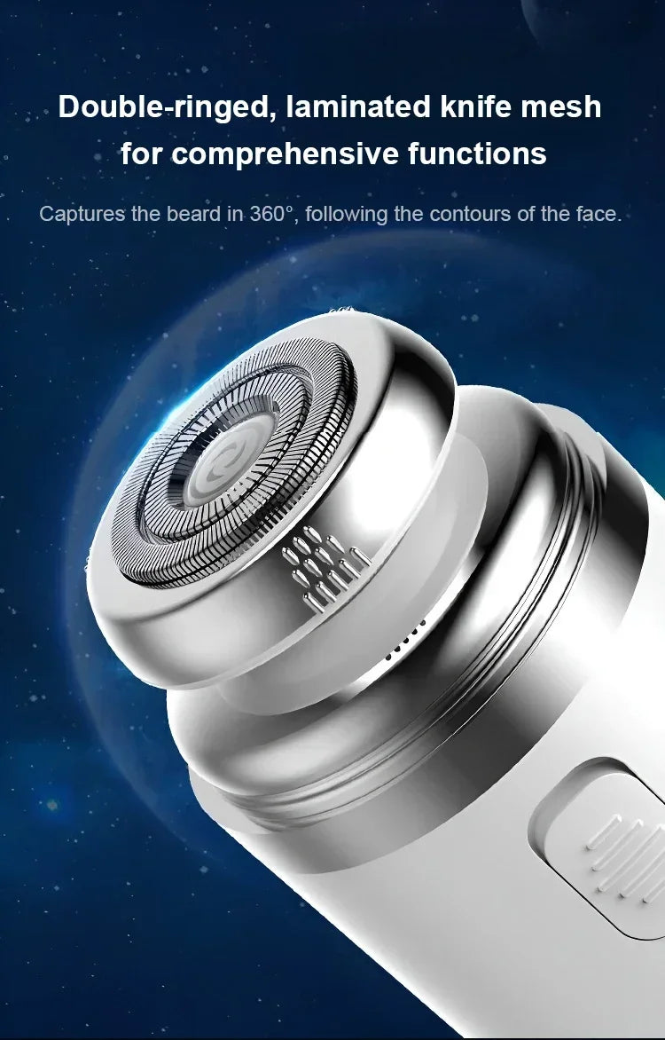 Reisvriendelijk Mini Elektrisch Capsule Scheerapparaat voor Mannen