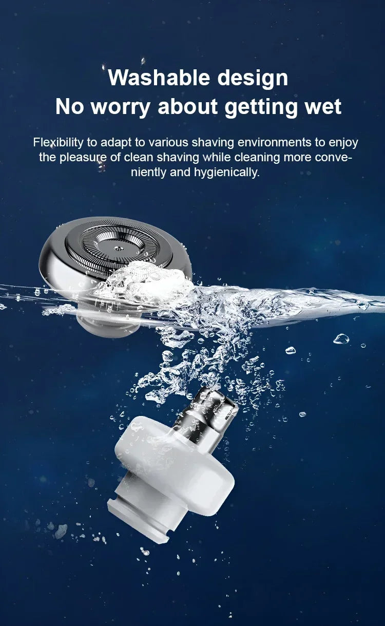 Reisvriendelijk Mini Elektrisch Capsule Scheerapparaat voor Mannen