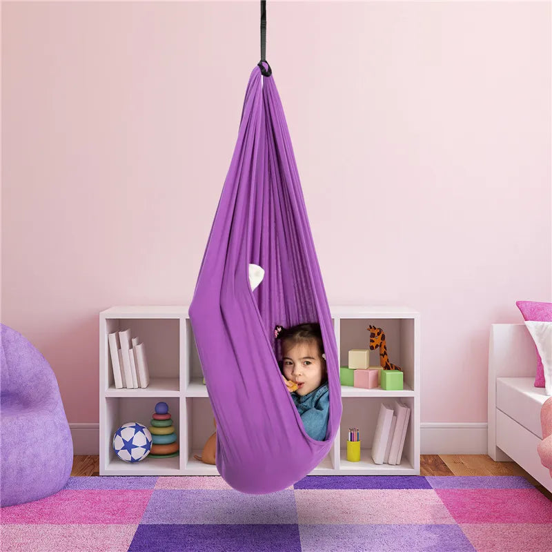 Kids Pod Sensory Swing - Gezellige, rustgevende en leuke hangmat