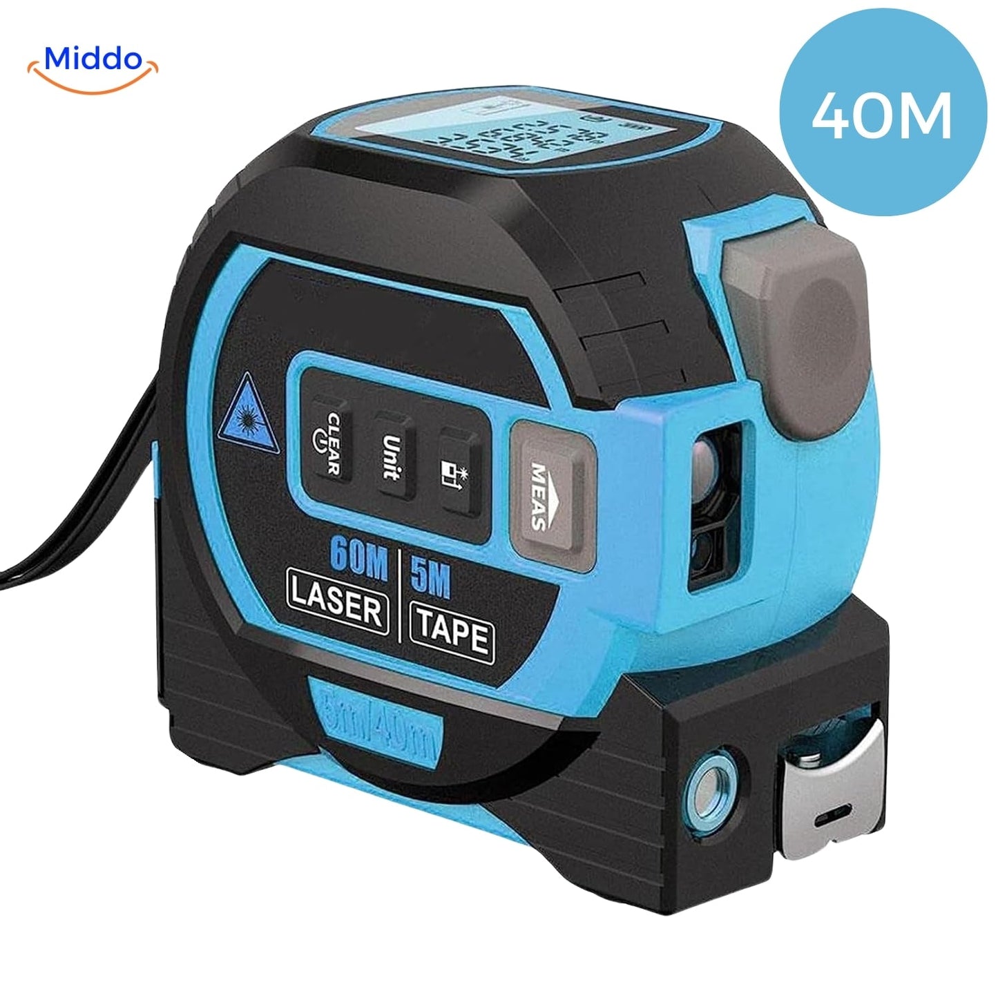 3-in-1 digitaal laser meetlint