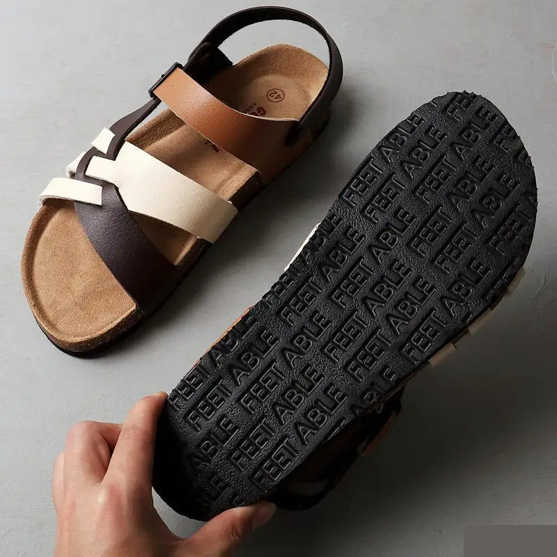 Zomerslippers van kurk