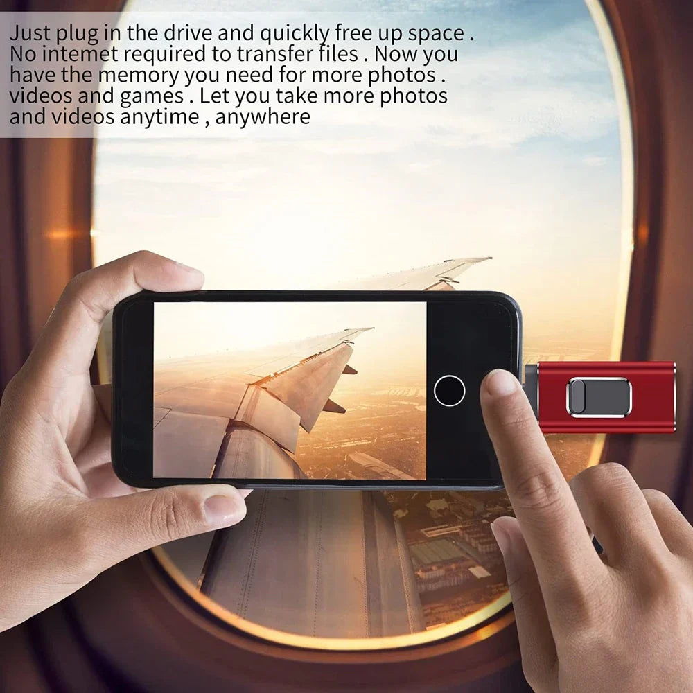 Converteerbare USB-stick – dubbele poort voor telefoon en pc