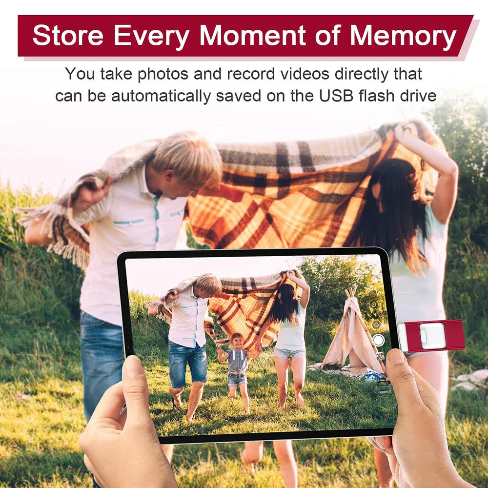 Converteerbare USB-stick – dubbele poort voor telefoon en pc