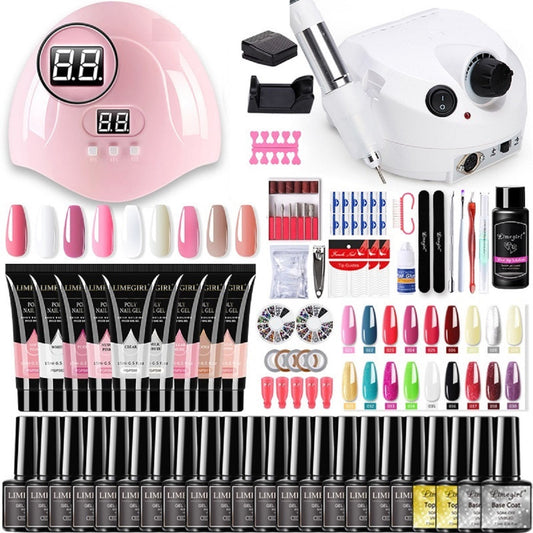 Complete Nail Extension Kit - Gel, Polish & Acryl Gereedschapsset