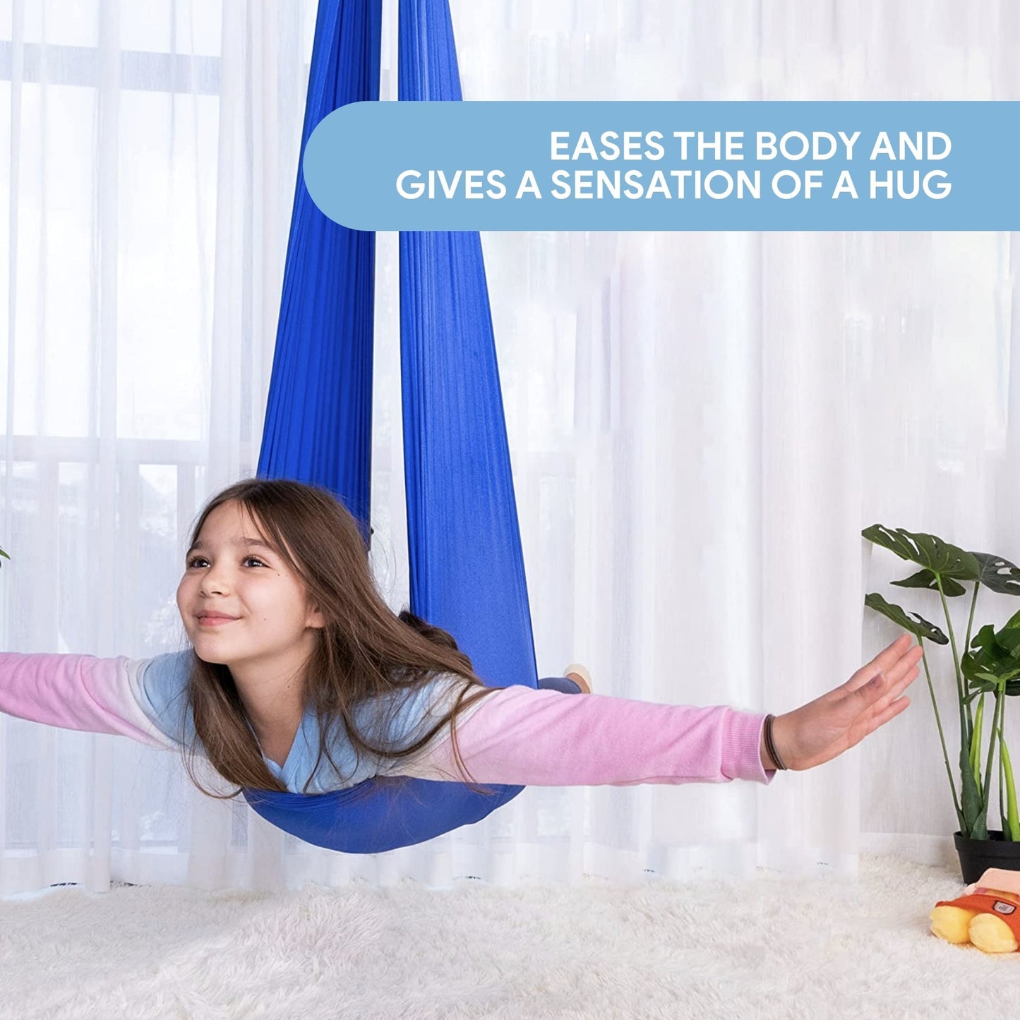 Kids Pod Sensory Swing - Gezellige, rustgevende en leuke hangmat