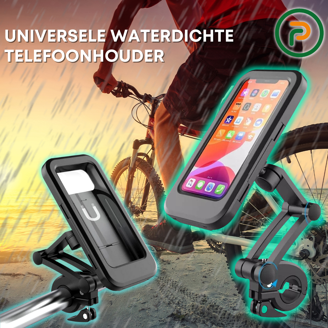 Universele waterdichte fiets- en motortelefoonhouder - Veilig en duurzaam