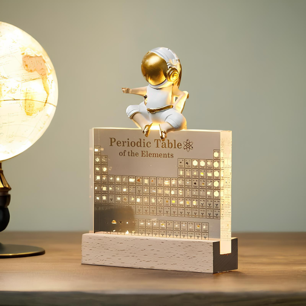 Periodiek systeem van echte elementen - educatieve acryl display