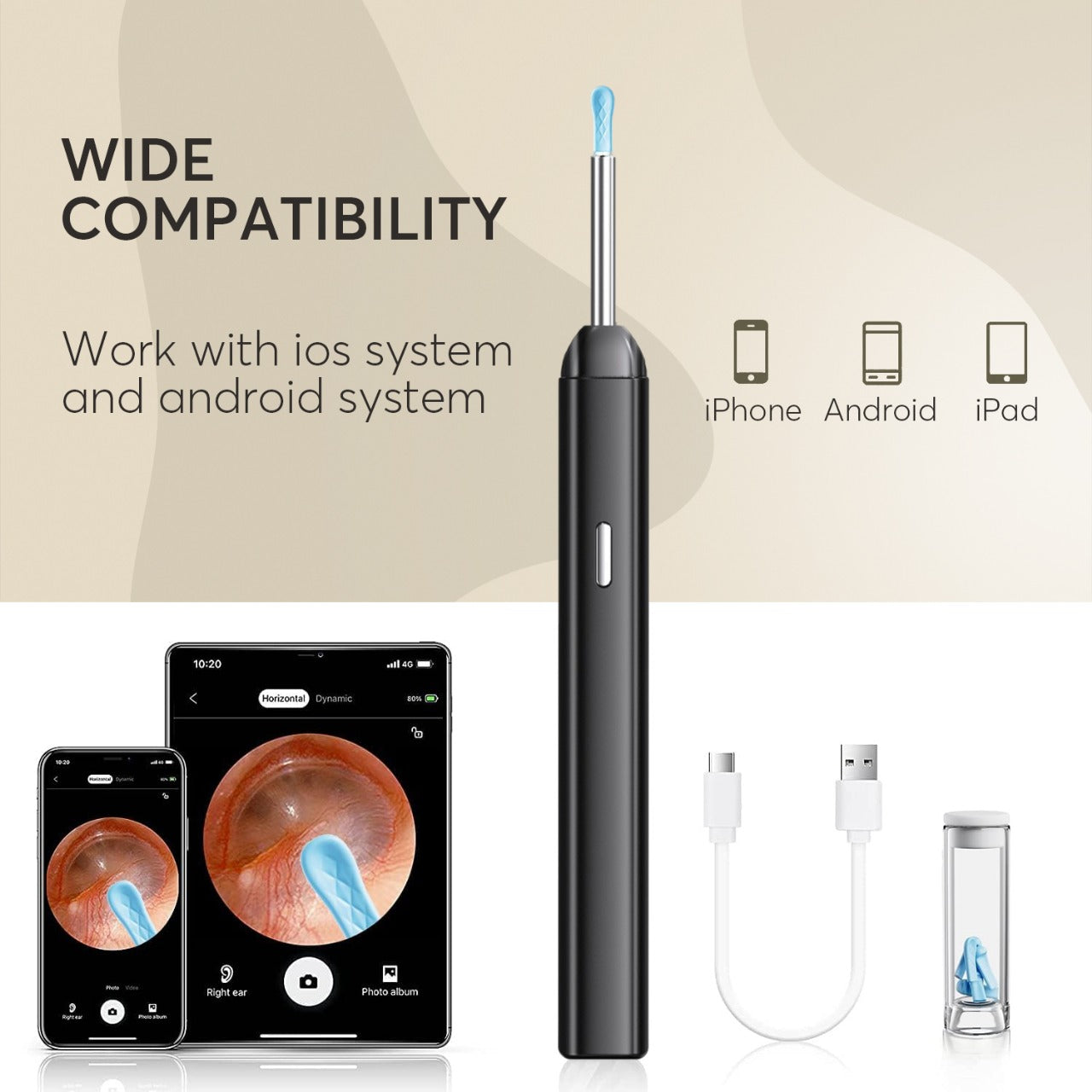 Slimme oorsmeer verwijderingsset – Oorreiniger met camera