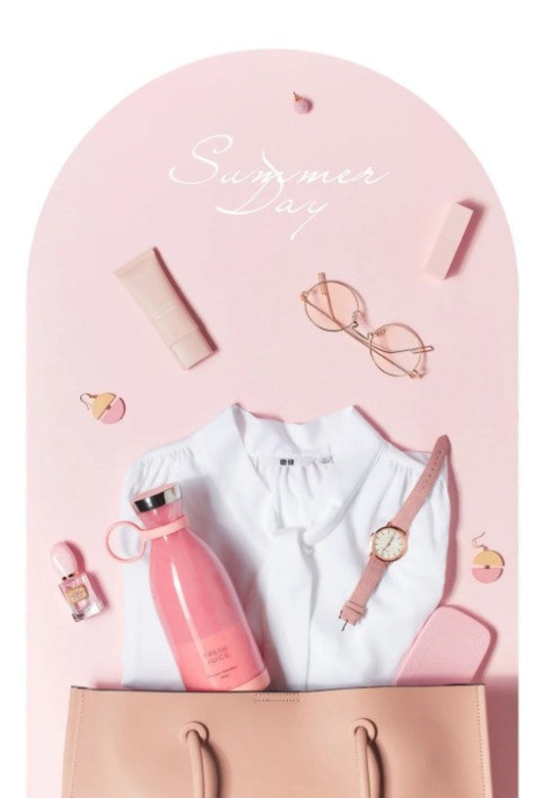 Draagbare USB-oplaadbare blender - Smoothiemaker met 6 bladen voor shakes, sapjes & reizen