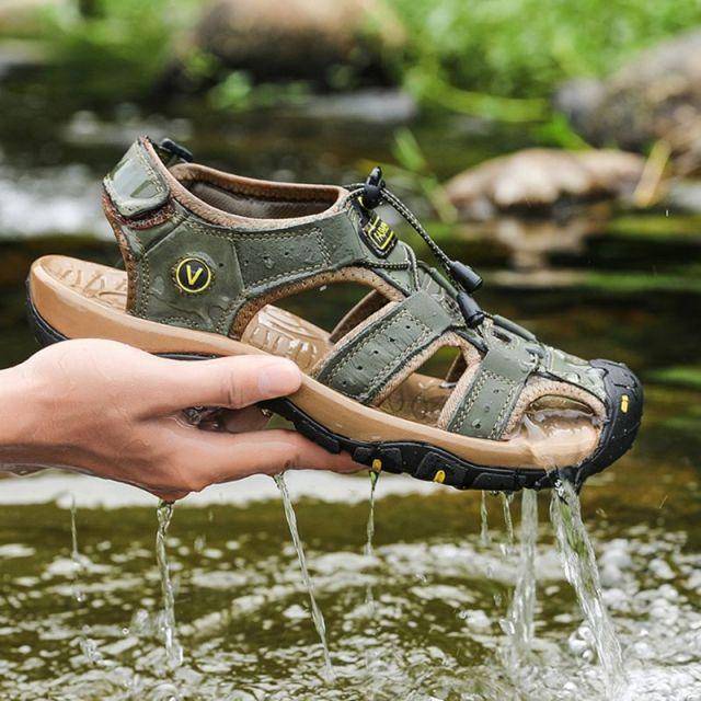 Closed Toe Hiking Sandalen - Duurzaam, Ademend & Antislip