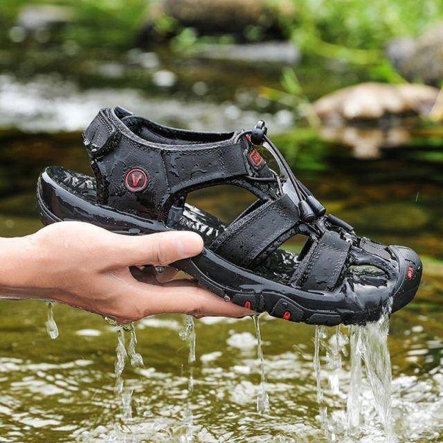 Closed Toe Hiking Sandalen - Duurzaam, Ademend & Antislip