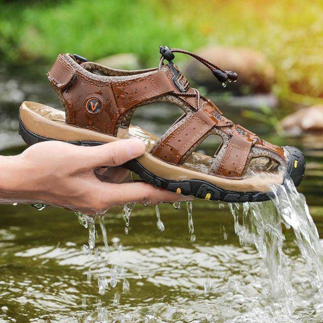 Closed Toe Hiking Sandalen - Duurzaam, Ademend & Antislip