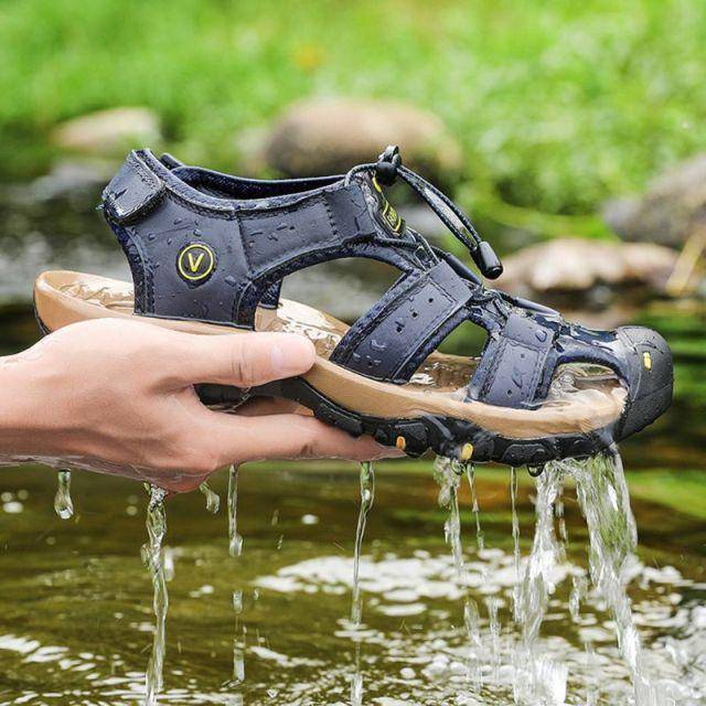 Closed Toe Hiking Sandalen - Duurzaam, Ademend & Antislip