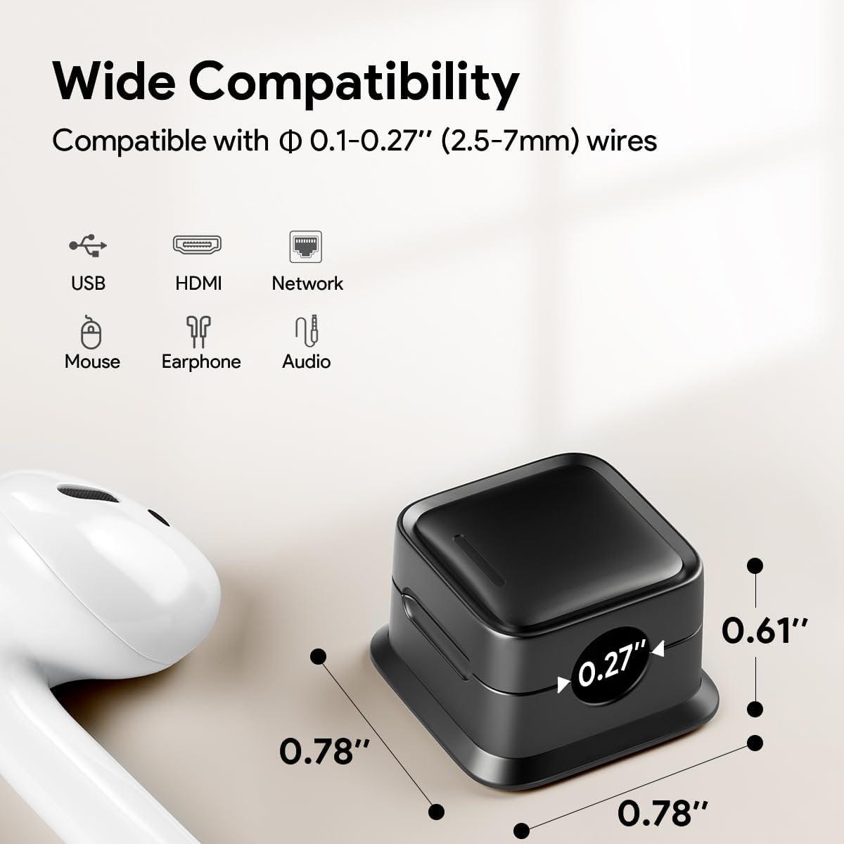 Magnetisch kabelmanagement - Snoeropbergsysteem zonder wirwar
