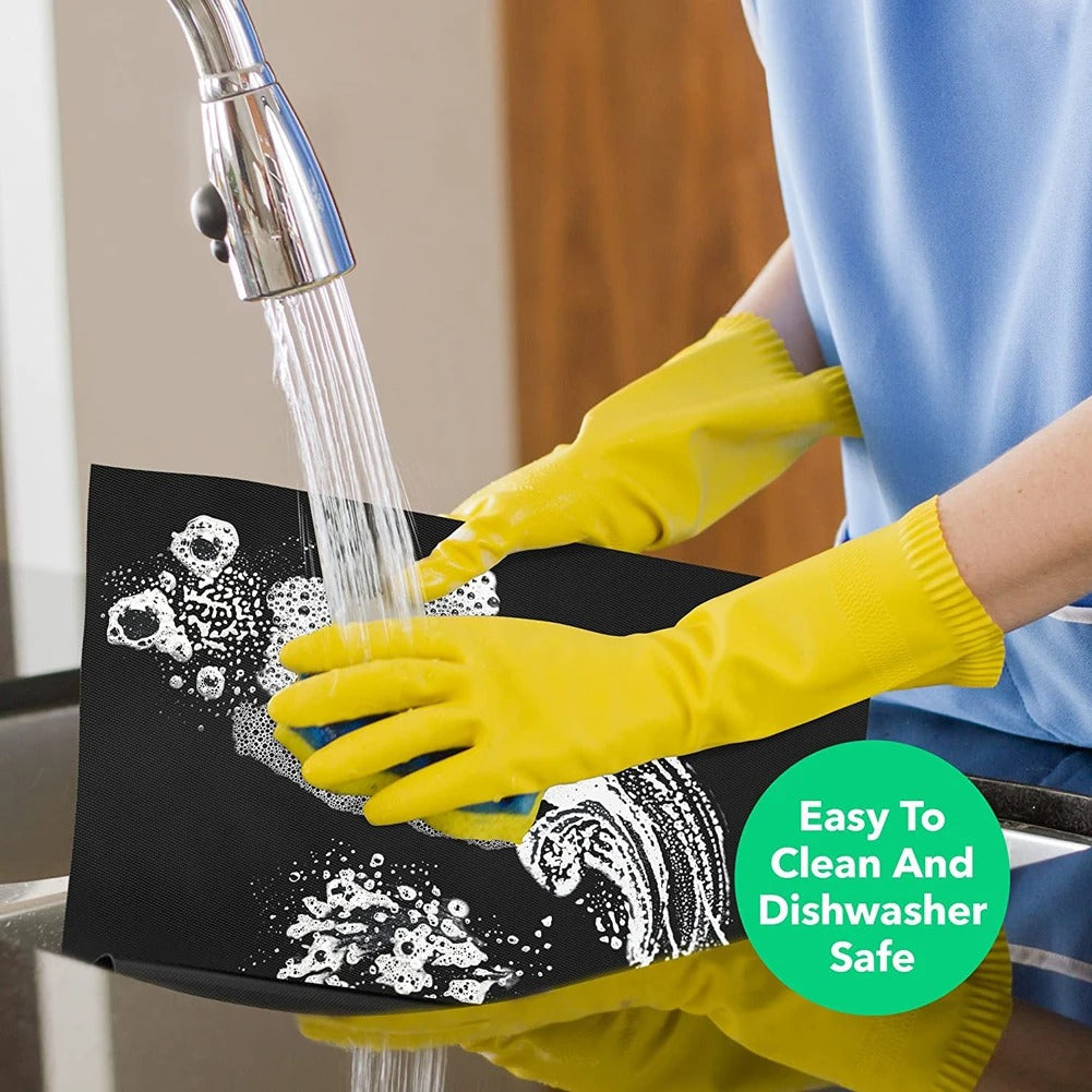 Barbecuemat met antiaanbaklaag