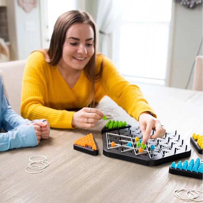 Rubber Band Schaakspel - Leuk Interactief Bordspel