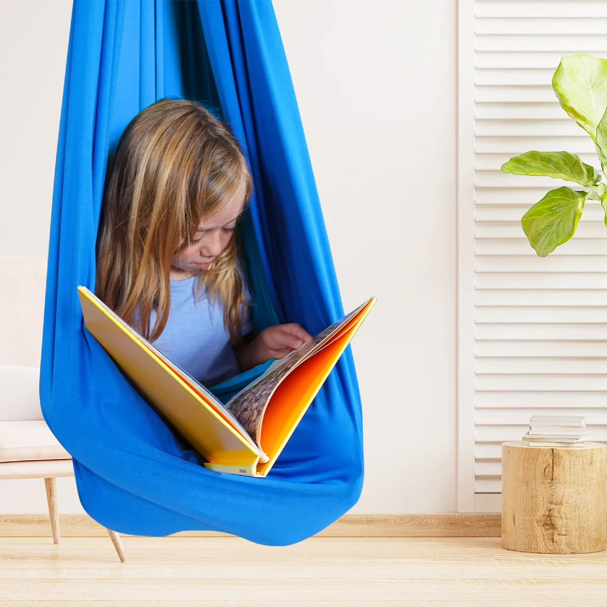 Kids Pod Sensory Swing - Gezellige, rustgevende en leuke hangmat