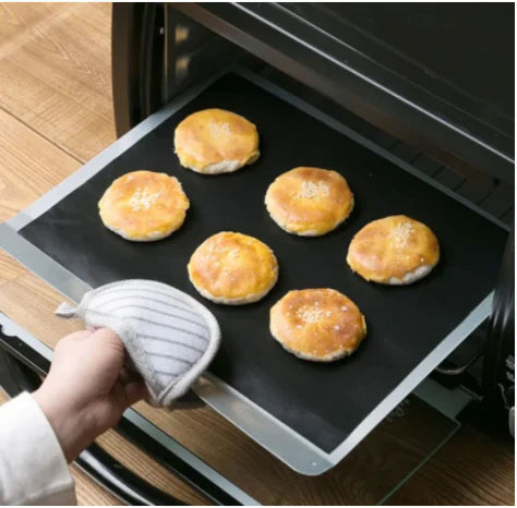 Barbecuemat met antiaanbaklaag