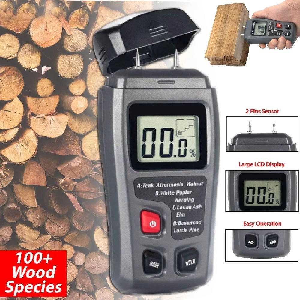 Houtvochtigheidsmeter - Digitale tester voor hout en brandhout