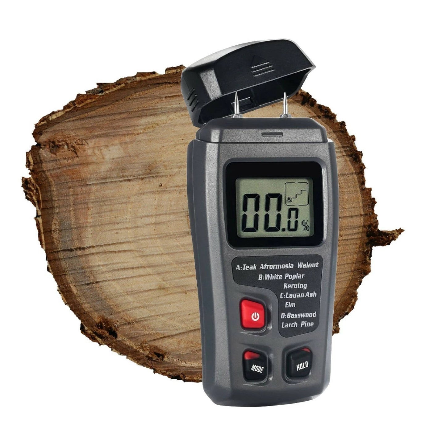 Houtvochtigheidsmeter - Digitale tester voor hout en brandhout