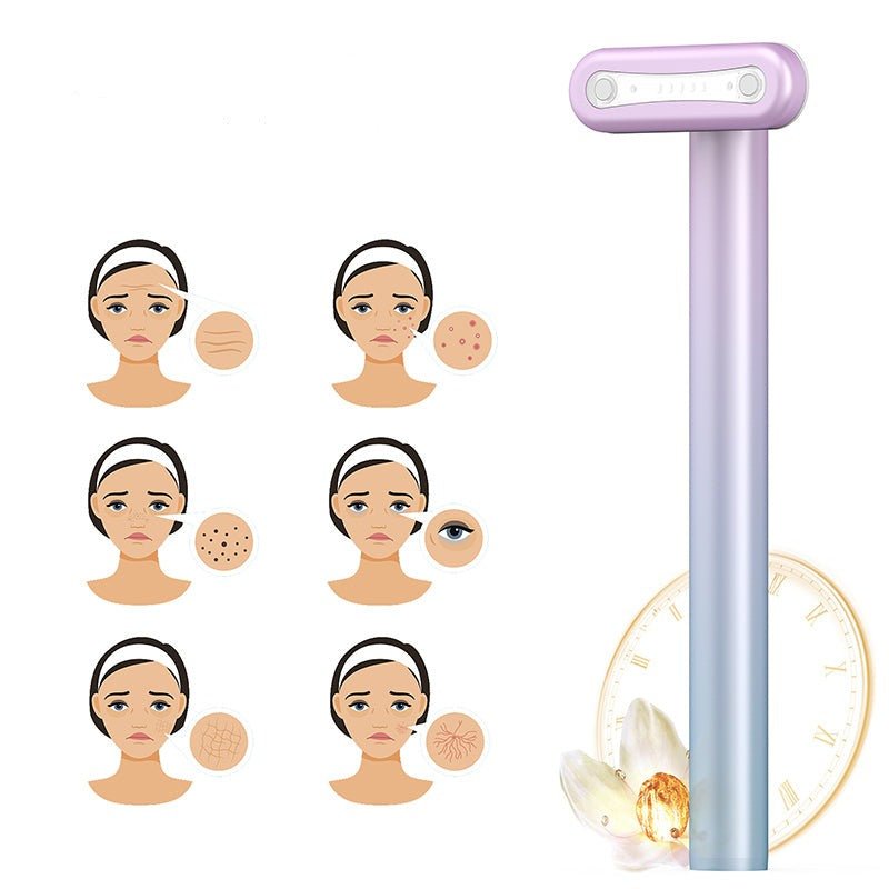 4-in-1 Micro-Current Oogmassager & Gezichtstaf