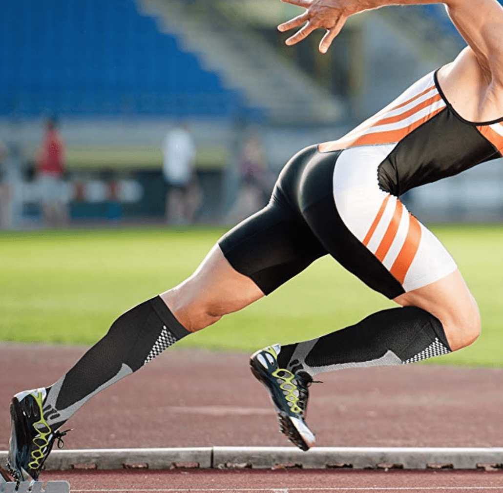 Krachtige sportcompressiekousen