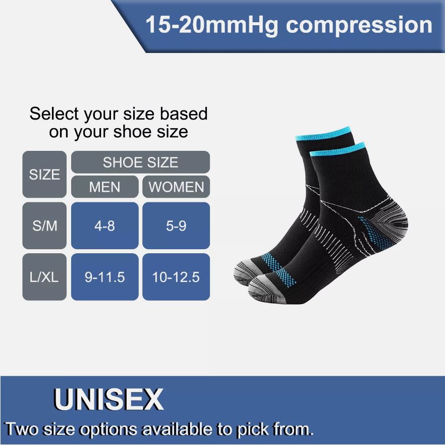 Hoogwaardige Plantaire Fascia Compressiesokken voor Comfort