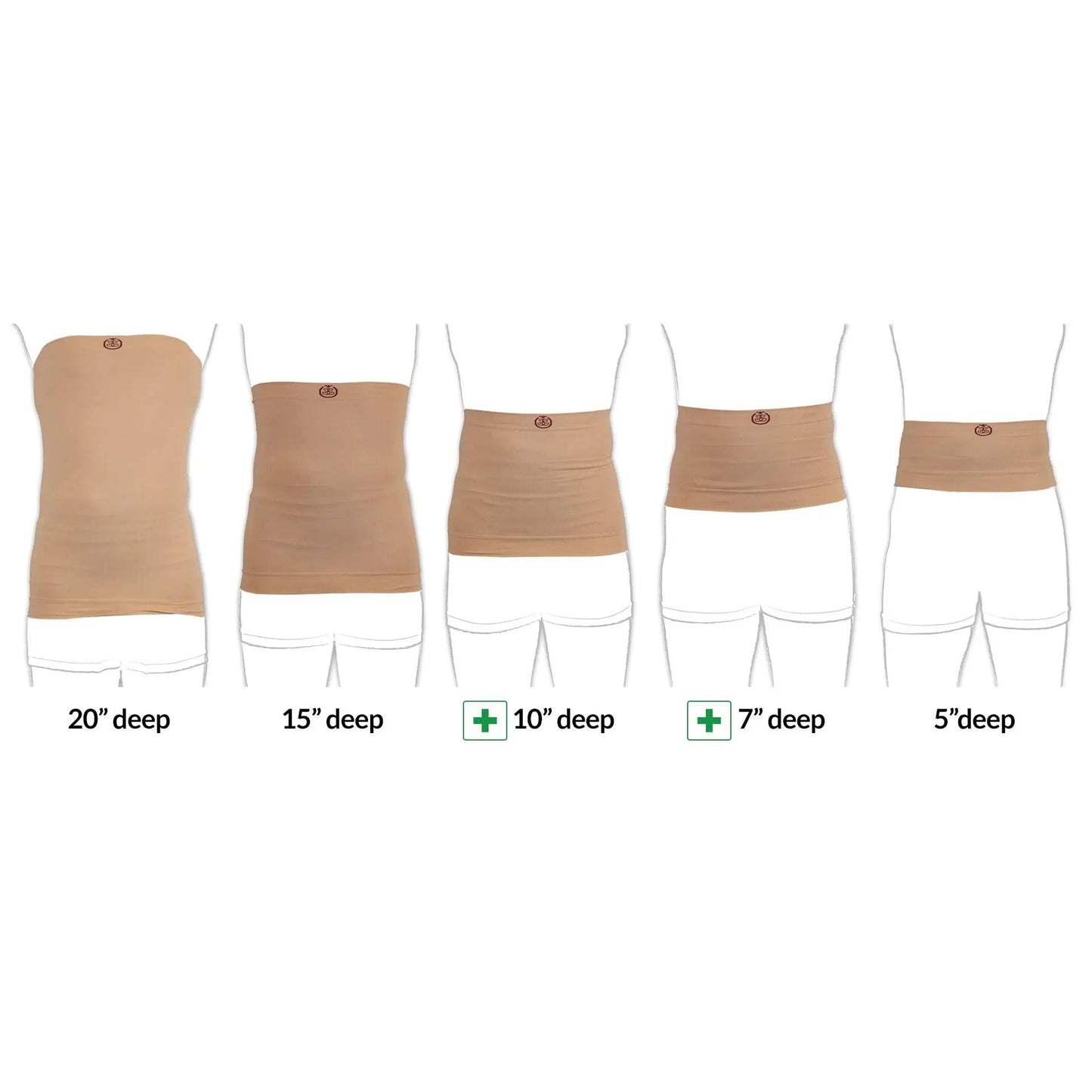 Silicone Grip Tailleband Shapewear voor Afslanken & Ondersteuning