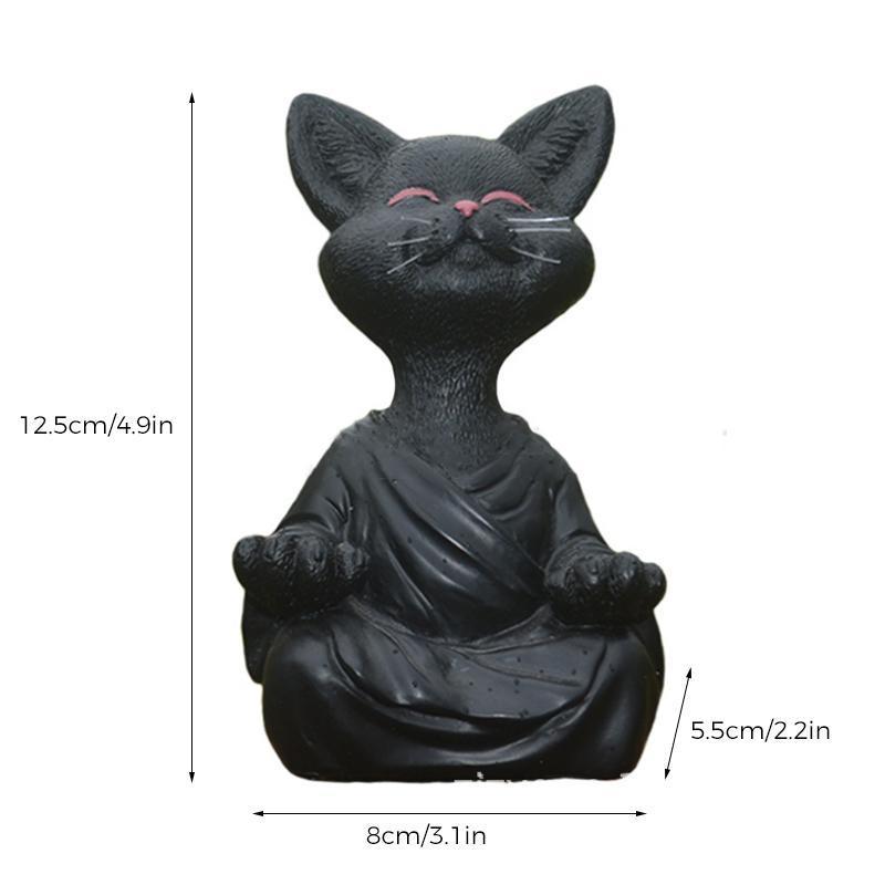 Buddha Cat Statue | Ontspan en mediteer samen met dit kattenbeeldje
