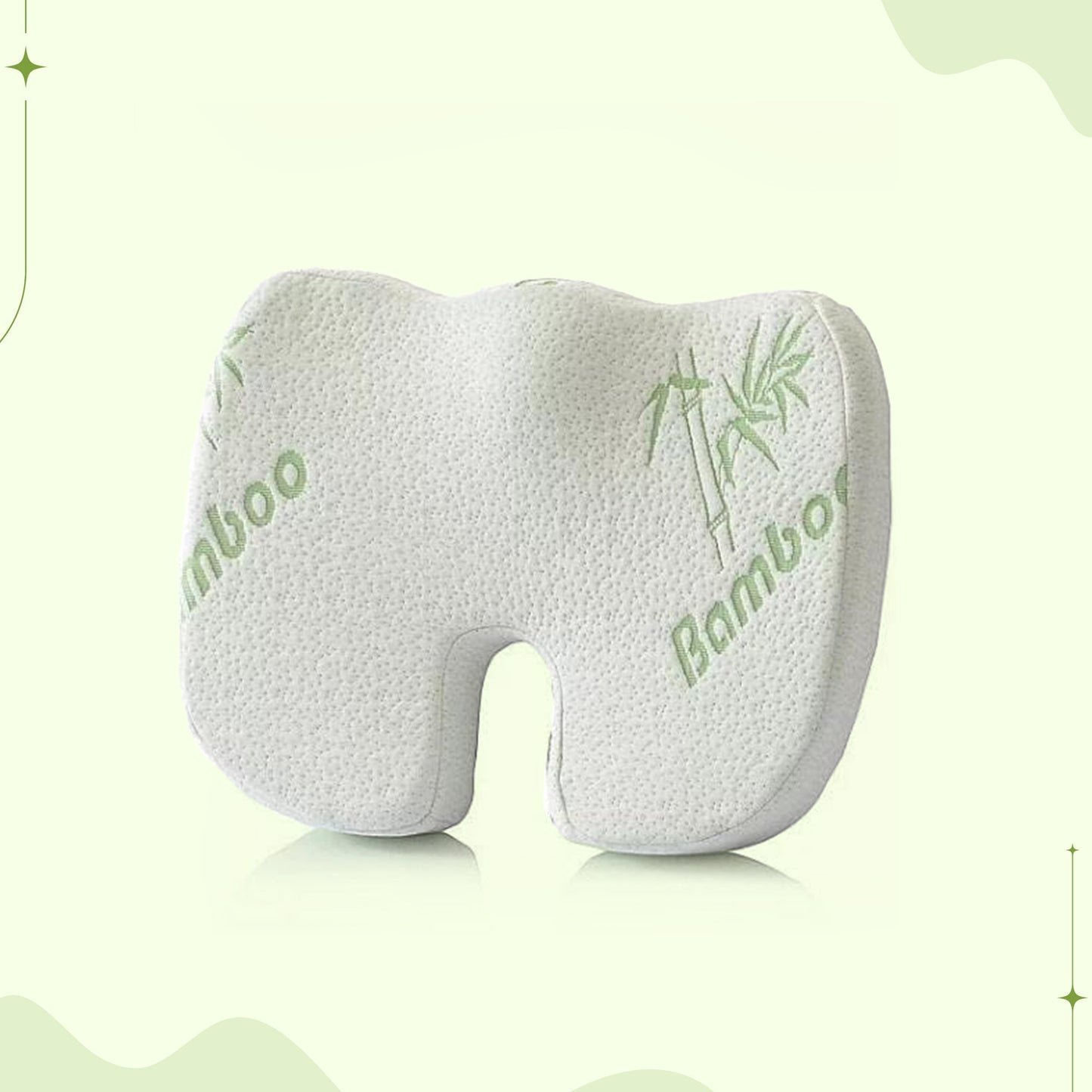 Rug- en zitkussen – Lendensteun van traagschuim voor stoelen