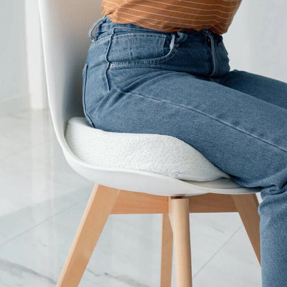 Rug- en zitkussen – Lendensteun van traagschuim voor stoelen