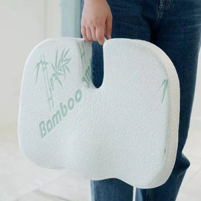 Rug- en zitkussen – Lendensteun van traagschuim voor stoelen