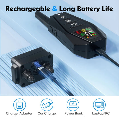 1000 m afstandsbediening anti-blaf hondenhalsband – oplaadbaar en veilig