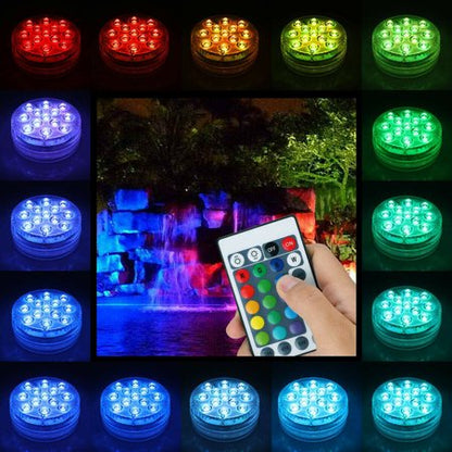 4.5V Waterdichte LED Onderwaterlamp met Afstandsbediening en Batterij
