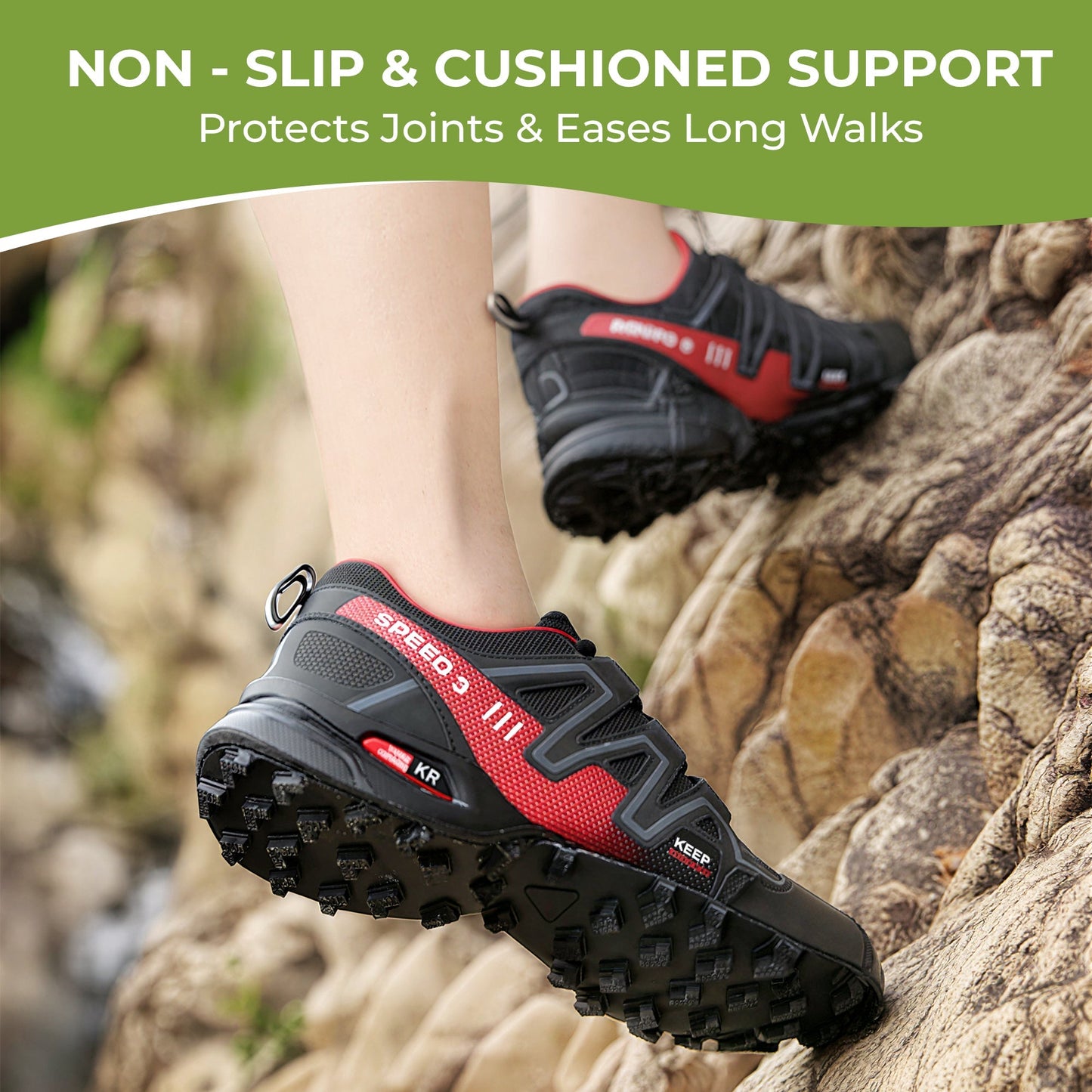 Unisex wandelschoenen – dagelijks comfort en ondersteuning