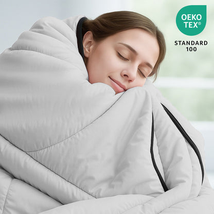 Verkoelende, kalmerende deken – Ademend ijs slaapcomfort