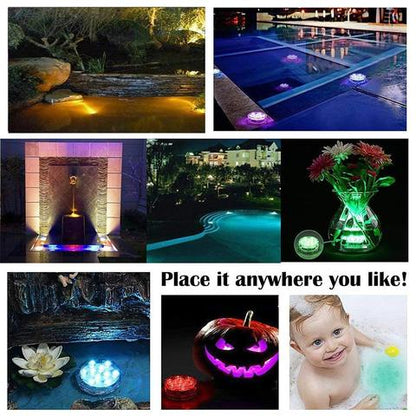 4.5V Waterdichte LED Onderwaterlamp met Afstandsbediening en Batterij