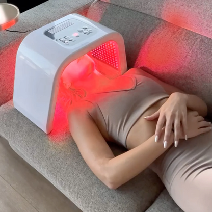 7-kleuren LED lichttherapie masker - gezichtshuidverjonging