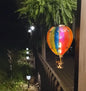 Heteluchtballon lantaarn op zonne-energie