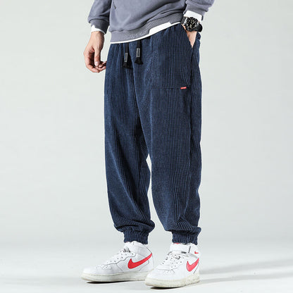 Modieuze corduroy broek