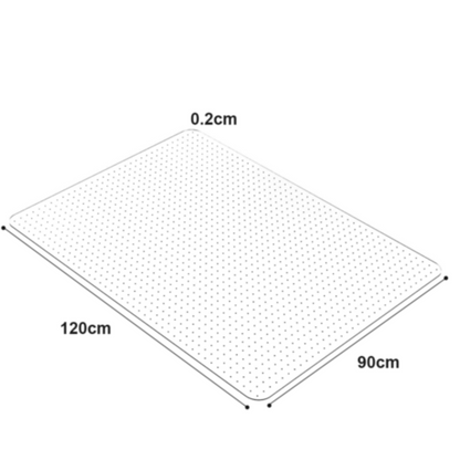 Beschermer voor de werkplekvloer - Duurzame bureaustoelmat