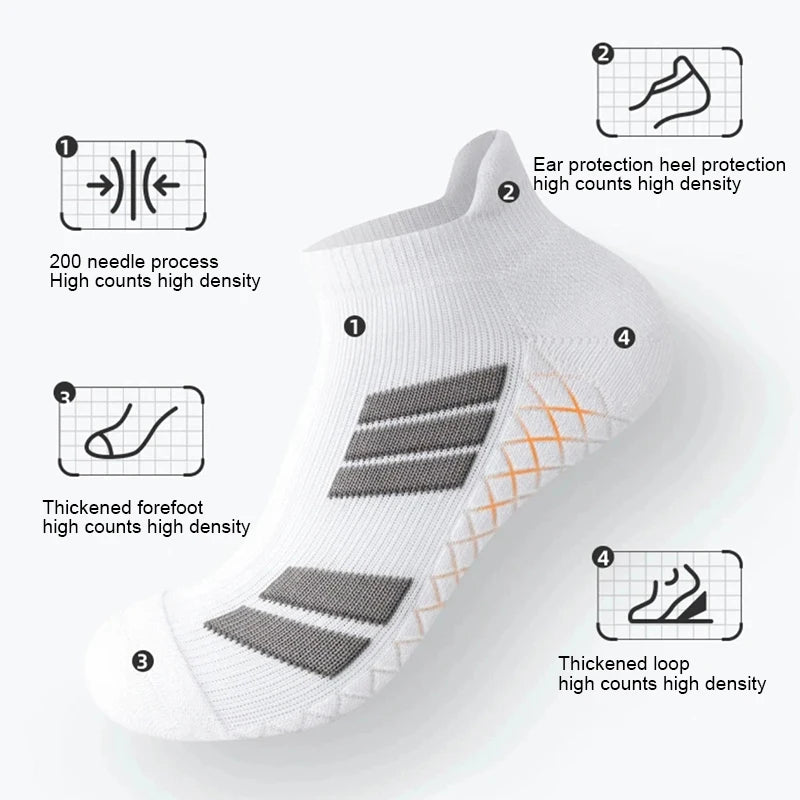 Unisex Athletic Sportsokken – Ademend & Gevoerd