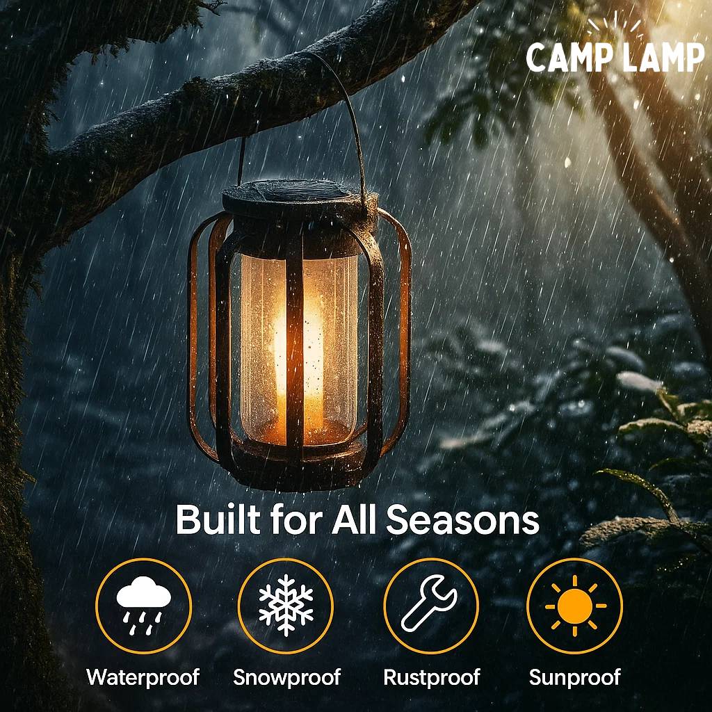 Solar Flame Lantern – Waterdichte hanglamp voor buiten