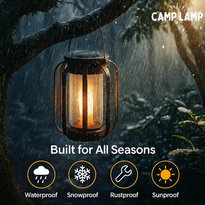 Solar Flame Lantern – Waterdichte hanglamp voor buiten