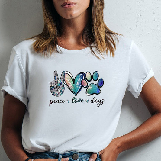 Peace, Love & Dogs T-shirt