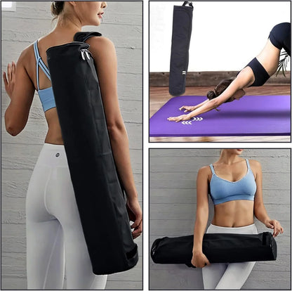 Yogamat-tas met riem en waterflesvak
