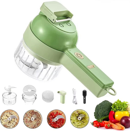 4-in-1 elektrische keukenmachine & draadloze grinder