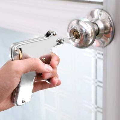 6-delige Krachtige RVS Slotreparatieset met Sleutel en Hangslot Tools