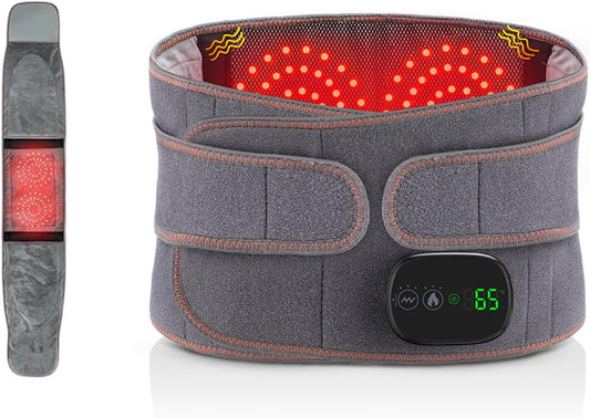 Apparaat voor rugpijnverlichting – warmte, massage en roodlichttherapie