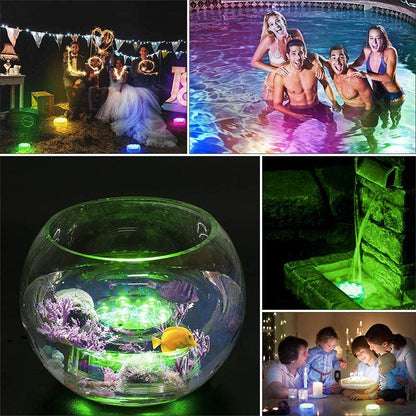 4.5V Waterdichte LED Onderwaterlamp met Afstandsbediening en Batterij